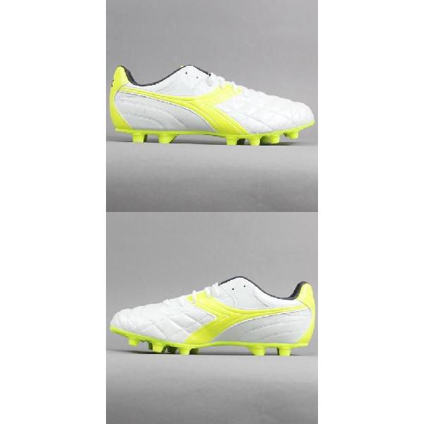DIADORA（ディアドラ） レジスタ10 K MD PU ホワイト×イエロー