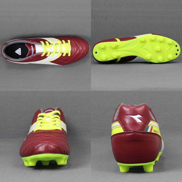 DIADORA（ディアドラ） レジスタ 3 K MD PU エンジ×ホワイト 【diadora