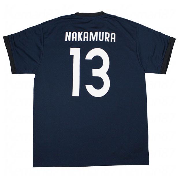 サッカー日本代表 プレーヤーズ半袖Tシャツ 2024 SAMURAI BLUE 13.中村