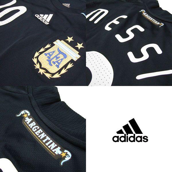 adidas アルゼンチン代表 08 アウェイ 半袖ユニフォーム NO.10 adidas アルゼンチン代表 08 アウェイ 半袖ユニフォーム NO.10