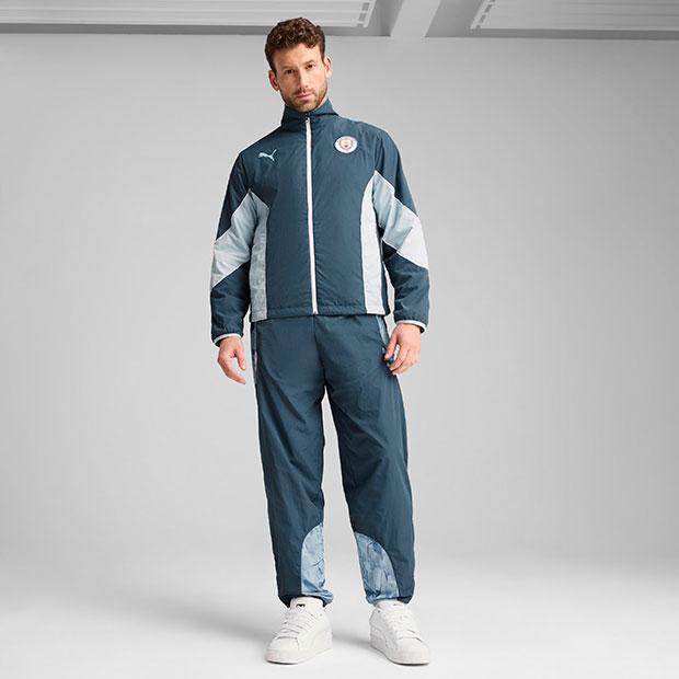 マンチェスターシティ　プーマリバーシブルジャケット　　　　 ウォーマージャケット PUMA（プーマ） マンチェスターシティ × KIDSUPER リバーシブル