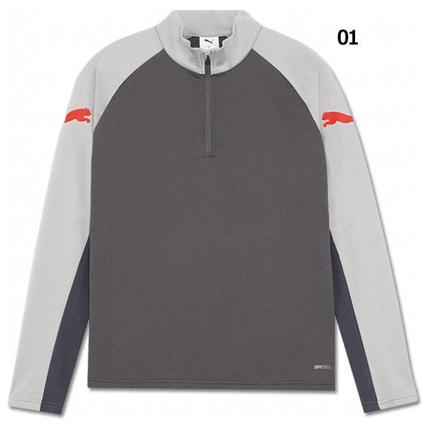 PUMA（プーマ） INDIVILIGA 1/4 ジップトップ グレー 【PUMA|プーマ