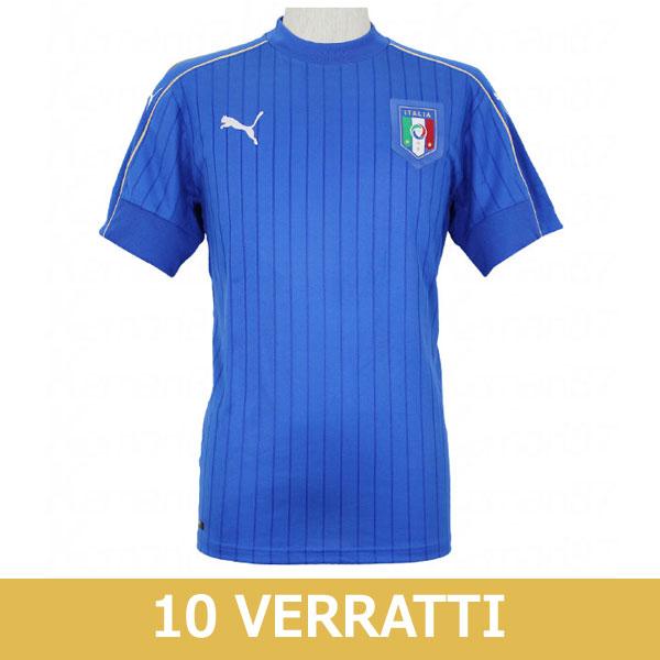 イタリア代表 16 ホーム 半袖レプリカユニフォーム 10 マルコ ヴェッラッティ Puma プーマ ナショナルチームレプリカウェアー743 7433 01 10 V Kemari87 Y ショッピング店 通販 Yahoo ショッピング