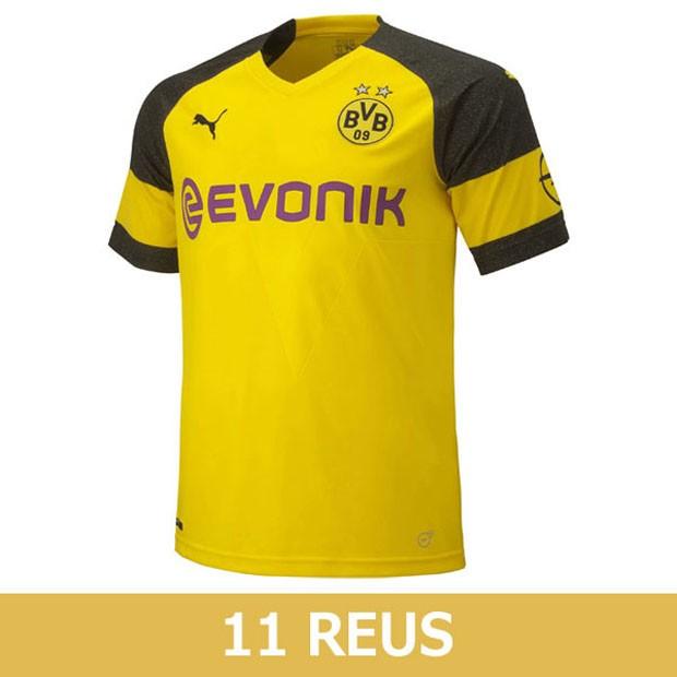 ★PUMA 18-19ドルトムント ホーム ユニフォーム　プーマ PUMA（プーマ） ジュニア ドルトムント 18-19 ホーム 半袖レプリカ