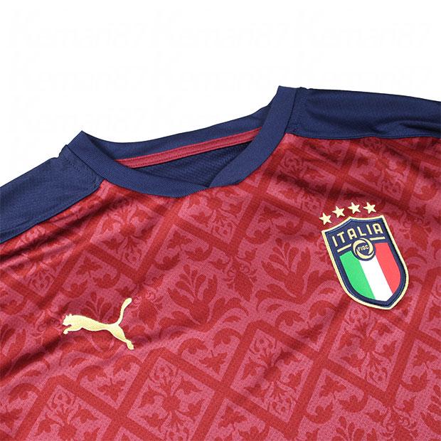 イタリア代表 Gk Figc Gk 半袖レプリカユニフォーム レッド Puma プーマ ナショナルチームレプリカウェアー 06 Figc Kemari87 店 通販