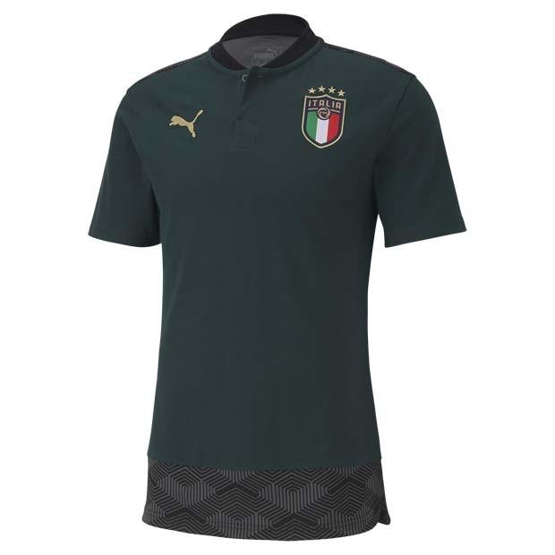 PUMA（プーマ） イタリア代表 FIGC カジュアルポロシャツ ポンデローザ