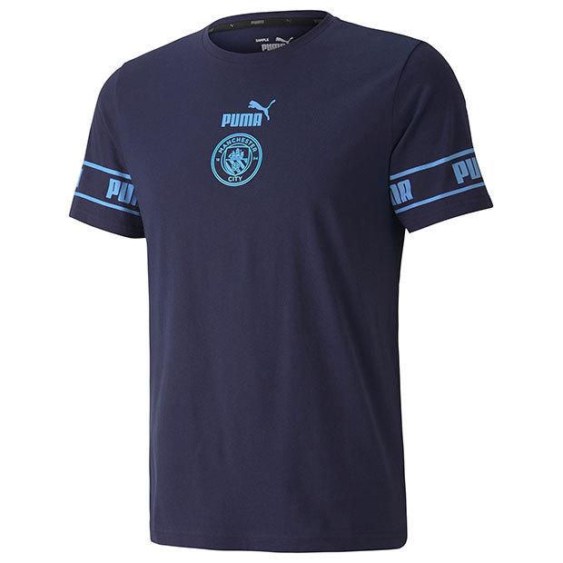 公式ショップ マンチェスターシティ Ftblculture 半袖tシャツ ピーコート Puma プーマ クラブチームウェアー