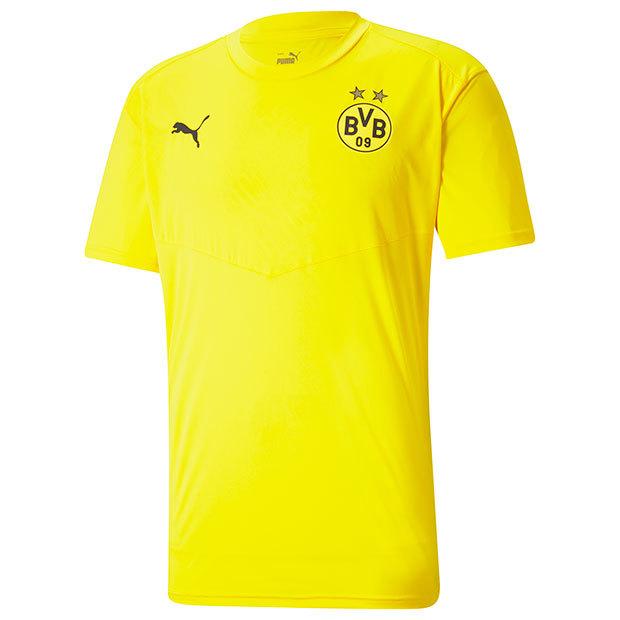 PUMA（プーマ） ドルトムント ウォームアップ半袖Tシャツ サイバー 