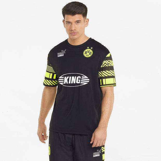 ドルトムント FTBLHERITAGE 半袖シャツ プーマブラック 【PUMA|プーマ】クラブチームウェアー765049-05|kemari87|03