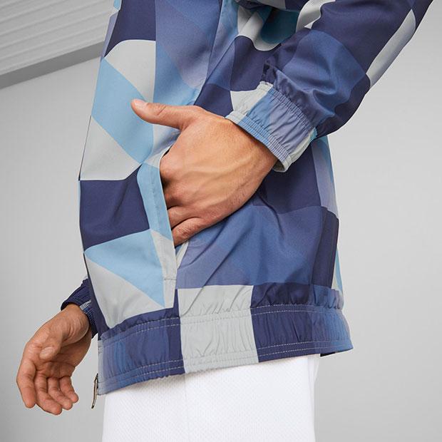 PUMA マンチェスターシティ ジャケット ペイズリー柄 PUMA公式】キッズ マンチェスター シティFC キング アンセム