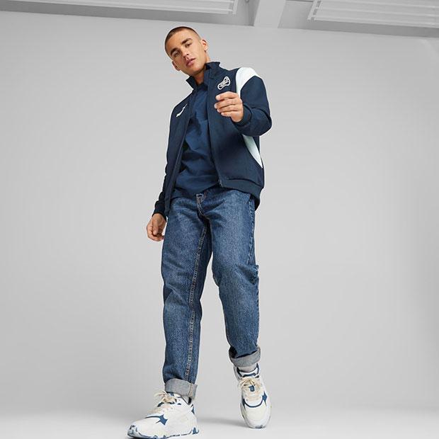 Puma マンチェスター・シティ　トラックジャケット L PUMA マンチェスターシティ FTBLARCHIVE トラックジャケット