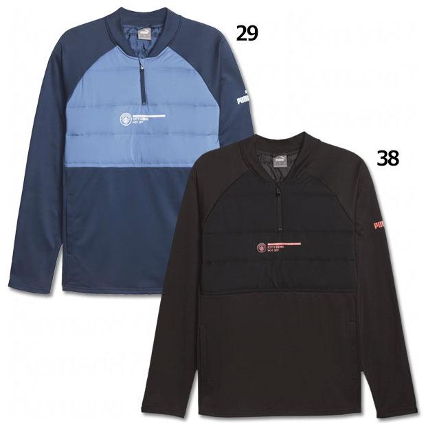Puma マンチェスター・シティ ジャージ PUMA マンチェスターシティ FTBLCULTURE 1/4ジップトップ 【PUMA