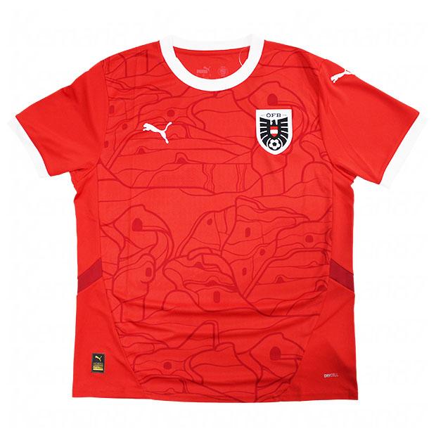 オーストリア代表|2024|ホーム|半袖レプリカユニフォーム　【PUMA|プーマ】ナショナルチームレプリカウェアー774010-01 PUMA（プーマ） オーストリア代表 2024 ホーム 半袖レプリカ