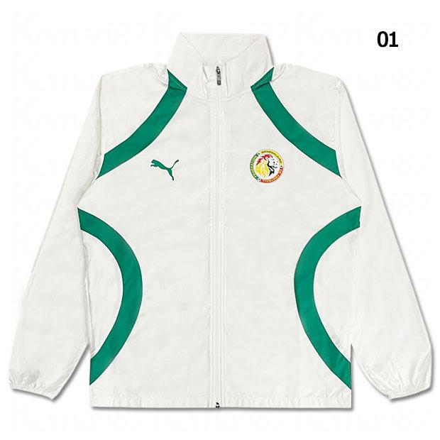 セネガル代表|PM|ウーブンジャケット　【PUMA|プーマ】ナショナルチームウェアー777173 PUMA（プーマ） セネガル代表 PM ウーブンジャケット 【PUMA|プーマ