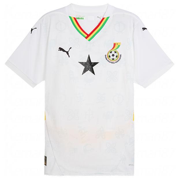 ガーナ代表|2025|ホーム|半袖レプリカユニフォーム　【PUMA|プーマ】ナショナルチームレプリカウェアー777192-01 PUMA（プーマ） ガーナ代表 2025 ホーム 半袖レプリカユニフォーム