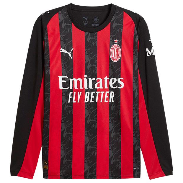 ACミラン PUMA 長袖ユニフォーム XL 新品未使用 PUMA（プーマ） ACミラン 25-26 ホーム 長袖レプリカユニフォーム