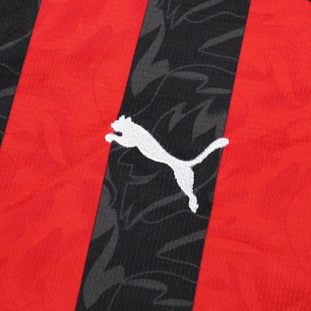 正規品 ACミラン PUMA プレッジャーズ ラファエル レオン レアオ PUMA ジュニア ACミラン 25-26 ホーム 半袖レプリカユニフォーム