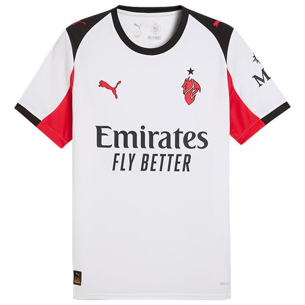 ACミラン 25-26 アウェイ 半袖レプリカユニフォーム　【PUMA|プーマ】クラブチームレプリカウェアー779971-02 PUMA（プーマ） ACミラン 25-26 アウェイ 半袖レプリカユニフォーム