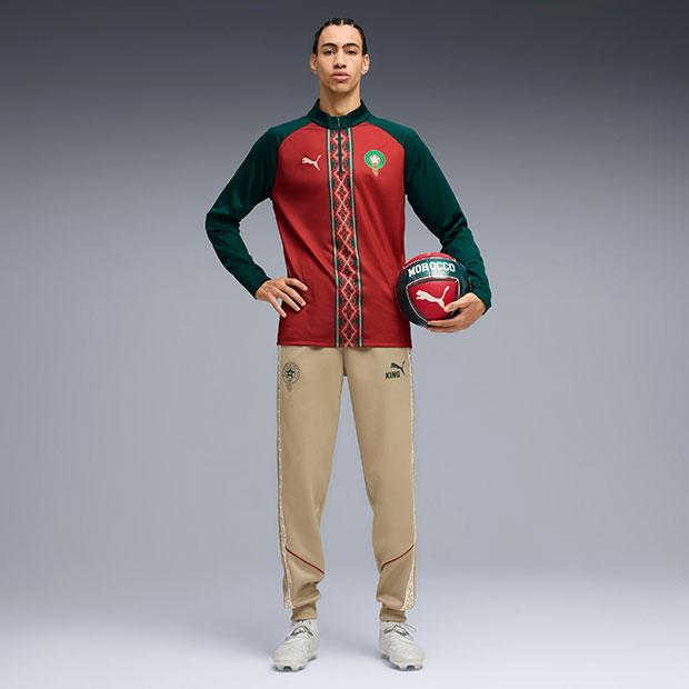PUMA（プーマ） モロッコ代表 PM 1/4 ジップトップ 【PUMA|プーマ 