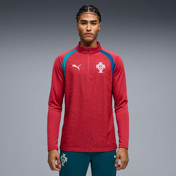 PUMA（プーマ） ポルトガル代表 TR 1/4 ジップトップ 【PUMA|プーマ