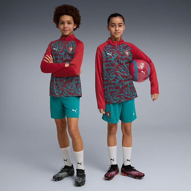 PUMA（プーマ） ジュニア ポルトガル代表 PM 1/4 ジップトップ 【PUMA