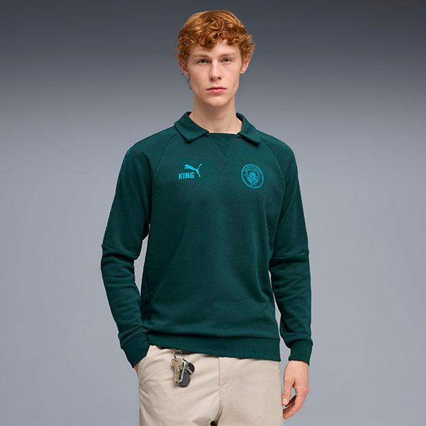 PUMA（プーマ） マンチェスターシティ KING ドリルトップ 【PUMA