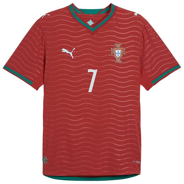 ポルトガル代表 2026 ホーム 半袖オーセンティックユニフォーム PLAYER　【PUMA|プーマ】ナショナルチームレプリカウェアー788140-77 PUMA（プーマ） ポルトガル代表 2026 ホーム 半袖オーセンティック