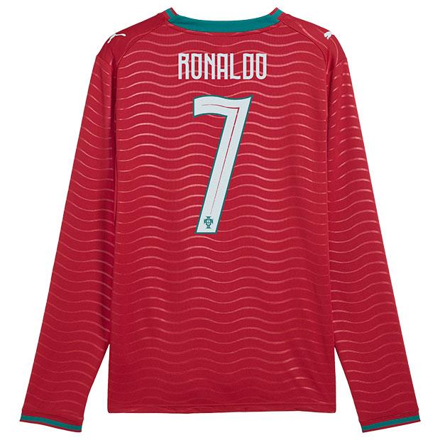 ポルトガル代表 2026 ホーム 長袖レプリカユニフォーム PLAYER　【PUMA|プーマ】ナショナルチームレプリカウェアー788142-77 PUMA（プーマ） ポルトガル代表 2026 ホーム 長袖レプリカユニフォーム
