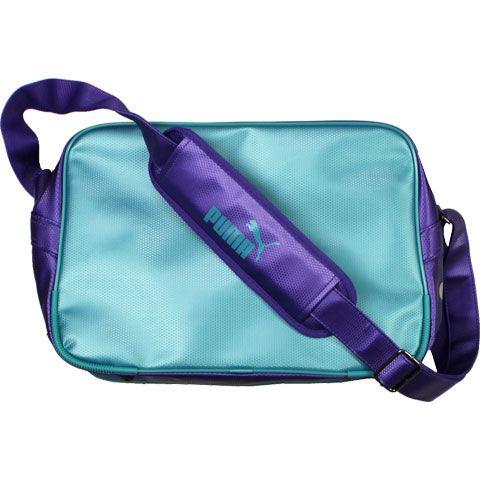 PUMA（プーマ） エナメルショルダーバッグL マット ASB タイプB ブルー