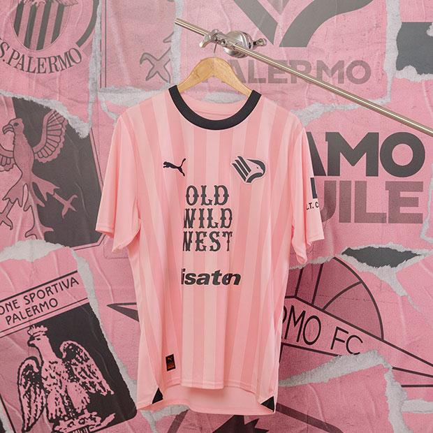 プーマ パレルモ FC  レプリカユニフォーム Tシャツ XL ピンク PUMA（プーマ） tシャツ メンズ 2025-26 パレルモFC ホーム レプリカ