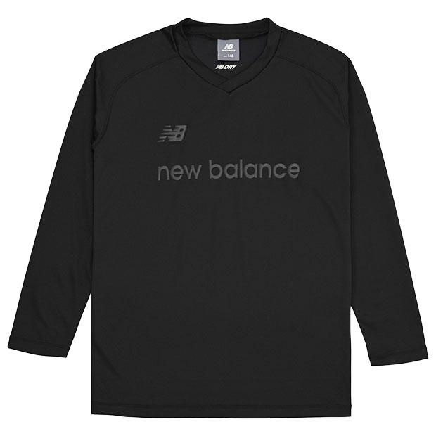 New Balance 黒 シャツ サイズ6 美品 New Balance（ニューバランス） ジュニア 長袖シャツ ブラック