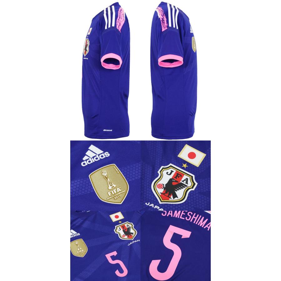 adidas（アディダス） なでしこジャパン ピンクマーキング入り半袖