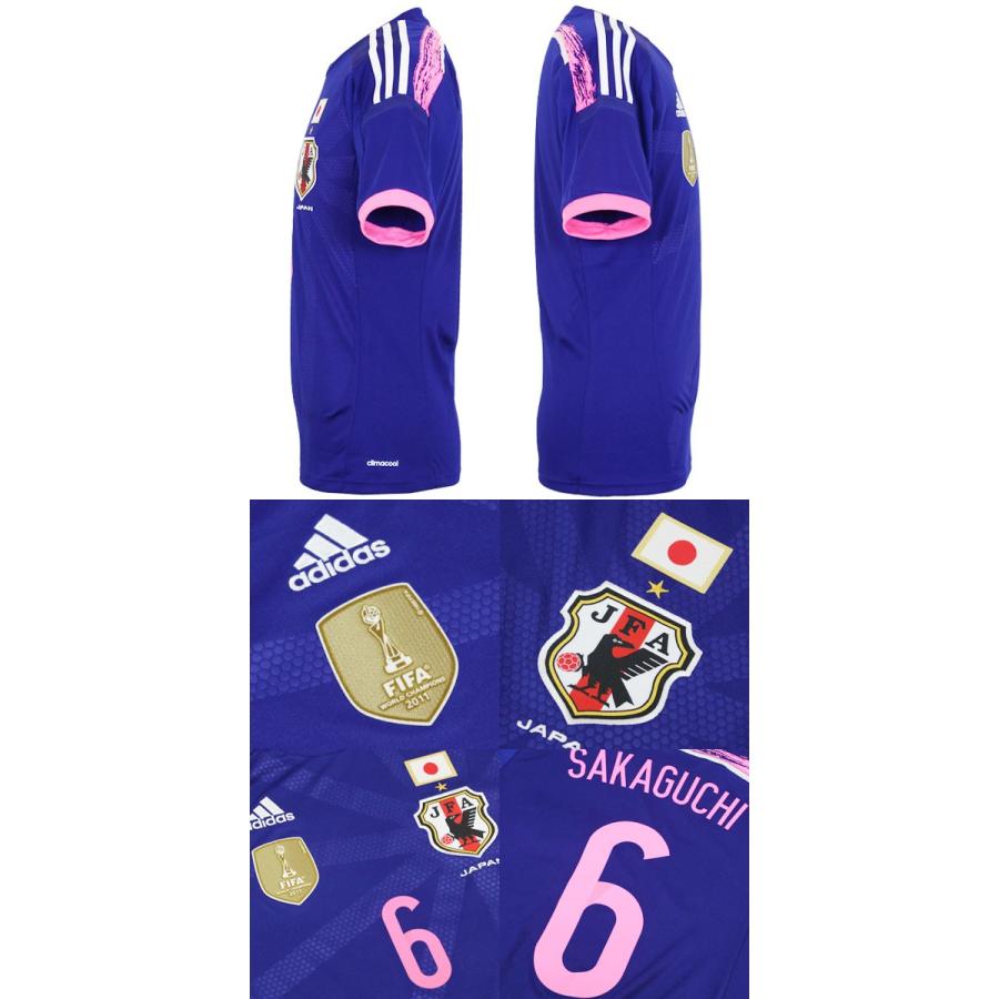 なでしこジャパン ピンクマーキング入り半袖レプリカユニフォーム 6 阪口夢穂 Adidas アディダス サッカー日本代表ウェアーad657 Wwc2 Kemari87 Paypayモール店 通販 Paypayモール