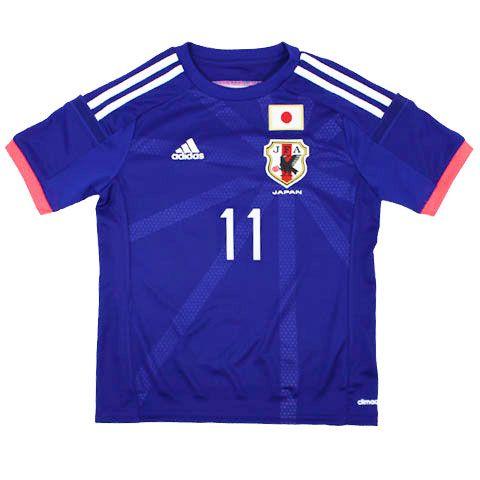 adidas サッカー日本代表 レプリカ　ユニフォーム　L 柿谷曜一朗　2014 adidas ジュニア 日本代表 2014 ホーム 半袖レプリカ
