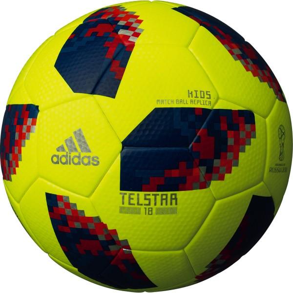 テルスター 18 試合球レプリカ キッズ　イエロー　【adidas|アディダス】サッカーボール4号球af4300y｜kemari87