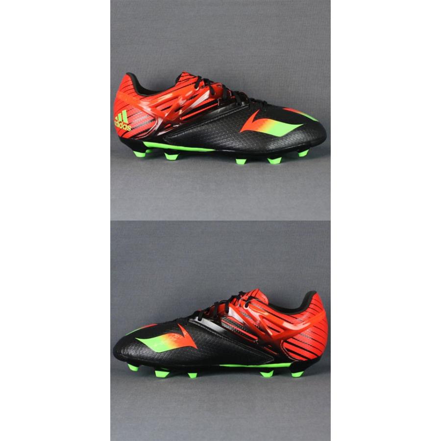 アディダス　メッシ15.1 FG adidas（アディダス） メッシ 15.1 J コアブラック×ソーラーグリーン