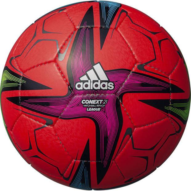 adidas CONEXT21 Jリーグ サッカーボール adidas（アディダス） コネクト21 リーグ 公式試合球レプリカ レッド