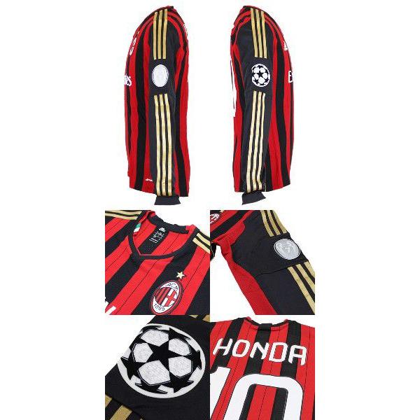 adidas ACミラン 13-14 ホーム UCL 長袖レプリカユニフォーム 10 adidas ACミラン 13-14 ホーム UCL 長袖レプリカユニフォーム 10
