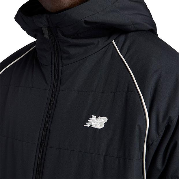New Balance（ニューバランス） 爆買!! ロングパデッドコート ブラック