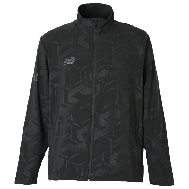 Black|Out|ストレッチウーブンフルジップジャケット　ブラック　【NewBalance|ニューバランス】サッカーフットサルウェアーamj55202-bk New Balance（ニューバランス） Black Out ストレッチウーブン