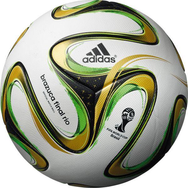 2014 FIFA ワールドカップ ブラジル大会 決勝試合球 ブラズーカ ファイナル リオ 【adidas|アディダス】サッカーボール5号球