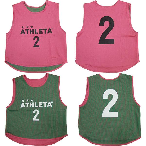 ATHLETA ジュニア 番号付リバーシブルビブス 10枚セット ATHLETA ジュニア 番号付リバーシブルビブス 10枚セット