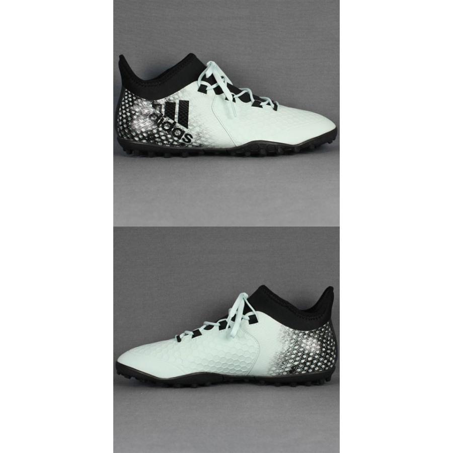adidas フットサルシューズ ホワイト/ブラック adidas（アディダス） エックス 16.2 CG ヴェイパーグリーンF16×コア