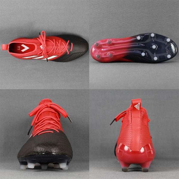 adidas エース 17.1 プライムニット FG/AG レッド×ランニング