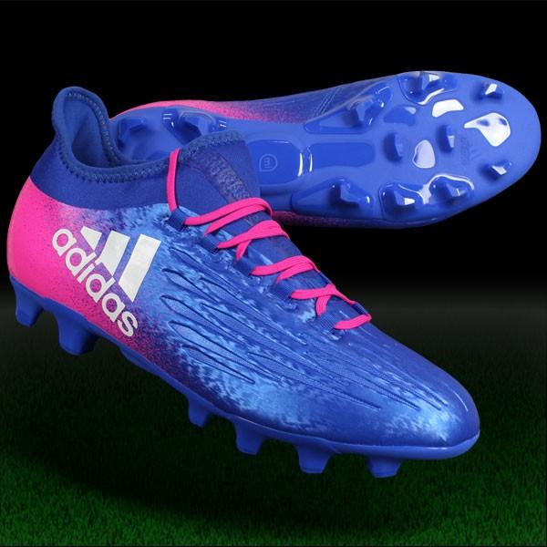 アディダス X 16.2 HG adidas（アディダス） エックス 16.2-ジャパン HG ブルー×ランニング