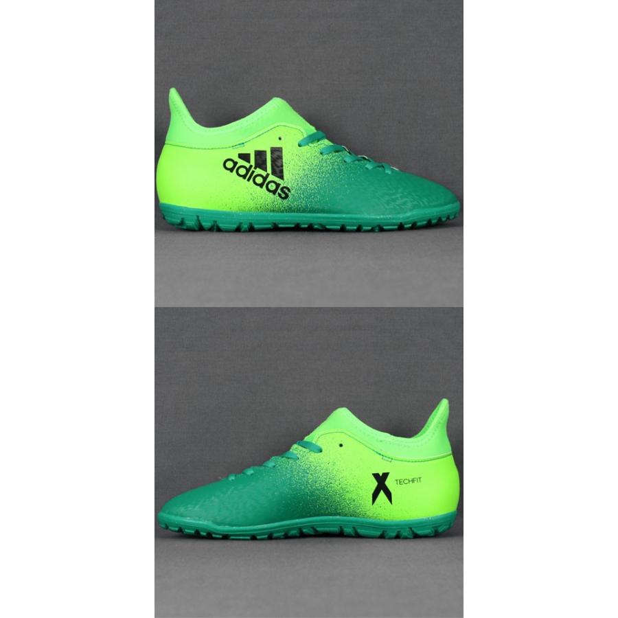 adidas（アディダス） ジュニア エックス 16.3 TF J ソーラーグリーン