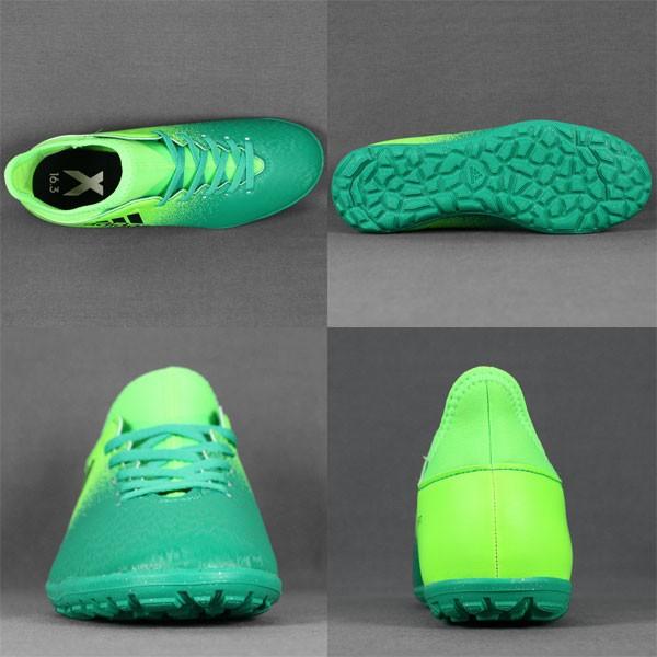 adidas（アディダス） ジュニア エックス 16.3 TF J ソーラーグリーン