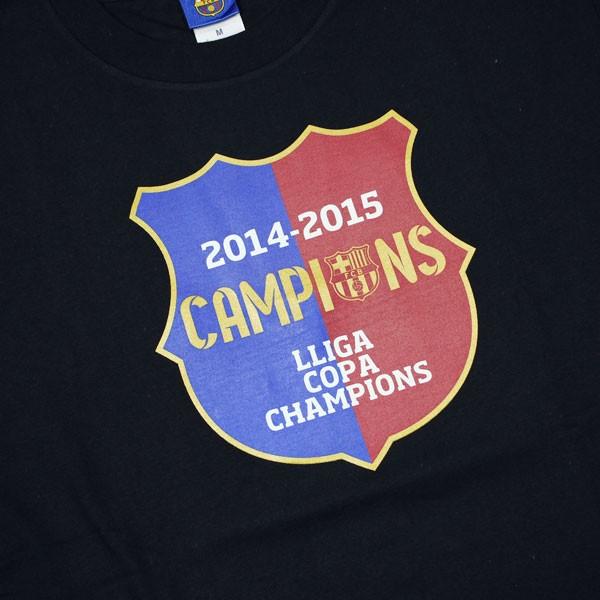 FCバルセロナ 14-15 優勝記念半袖Tシャツ クラブチームウェアー