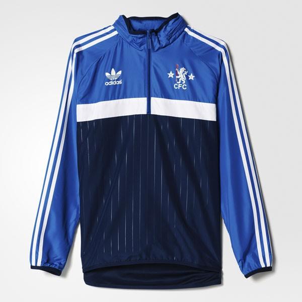 アディダス チェルシーFC ジュニア ウィンドブレーカー ジャケット 140 adidas Originals チェルシー ハーフZIPウインドブレーカー 【adidas