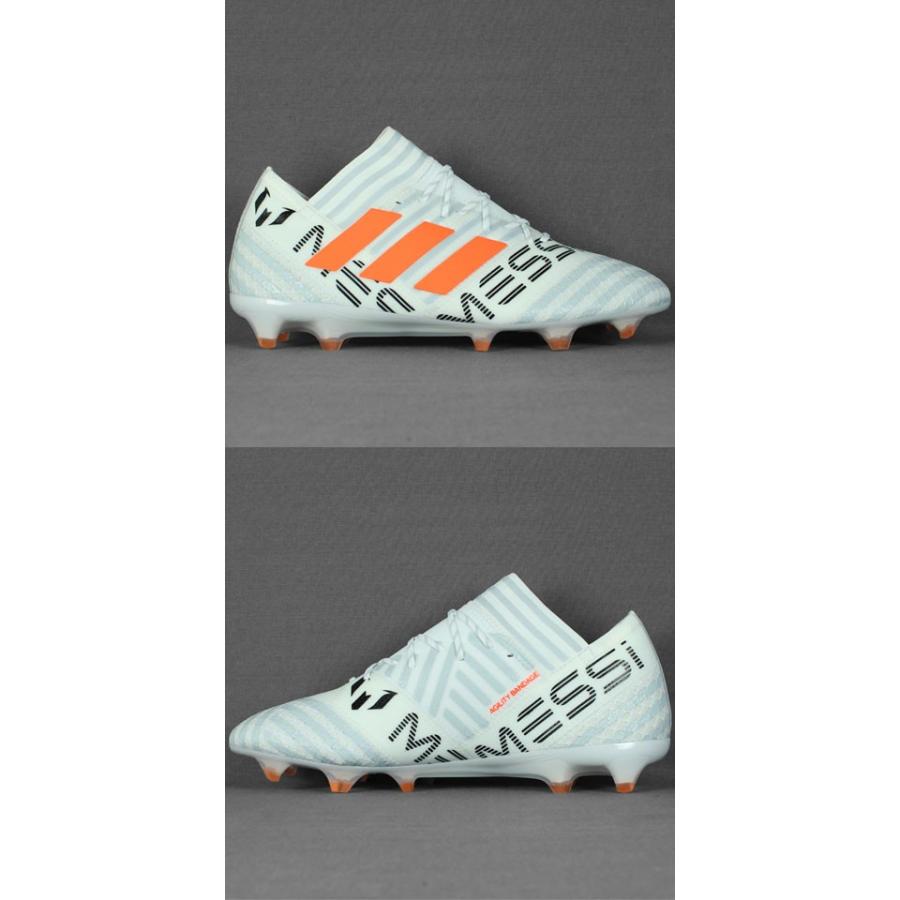 adidas ネメシス メッシ 17.1 FG/AG ランニングホワイト adidas ネメシス メッシ 17.1 FG/AG ランニングホワイト
